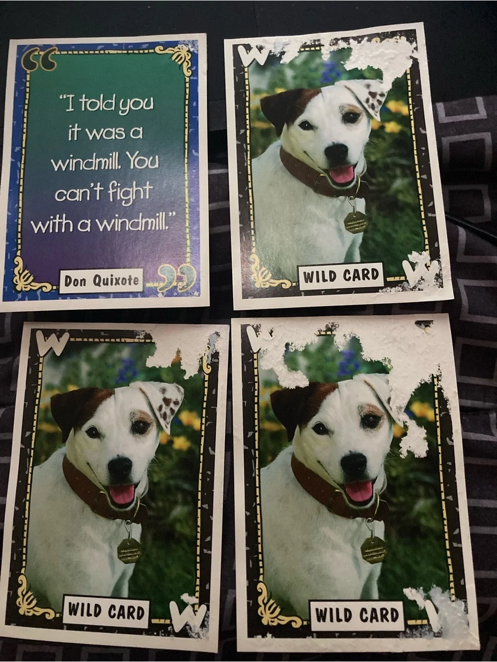 Wishbone Card Game – Teal Card Game for Kids rare game